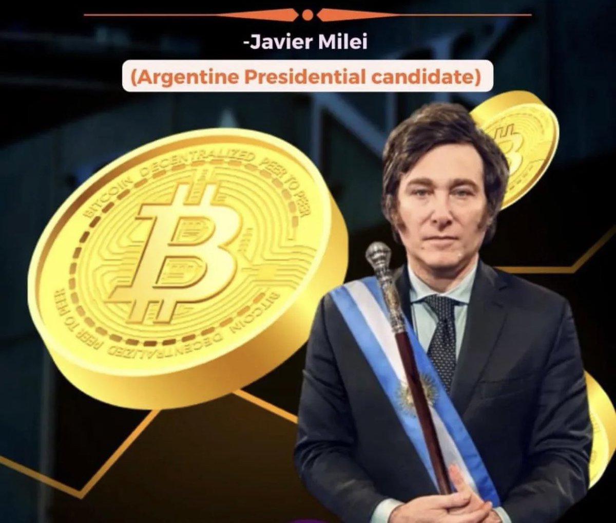 🇦🇷 Javier Milei fue el candidato presidencial MÁS VOTADO de las PASO en # Argentina y es PRO- #BITCOIN: ▪️El Banco Central es una ESTAFA controlada  por políticos con impuestos inflacionarios. ▪️#Bitcoin es