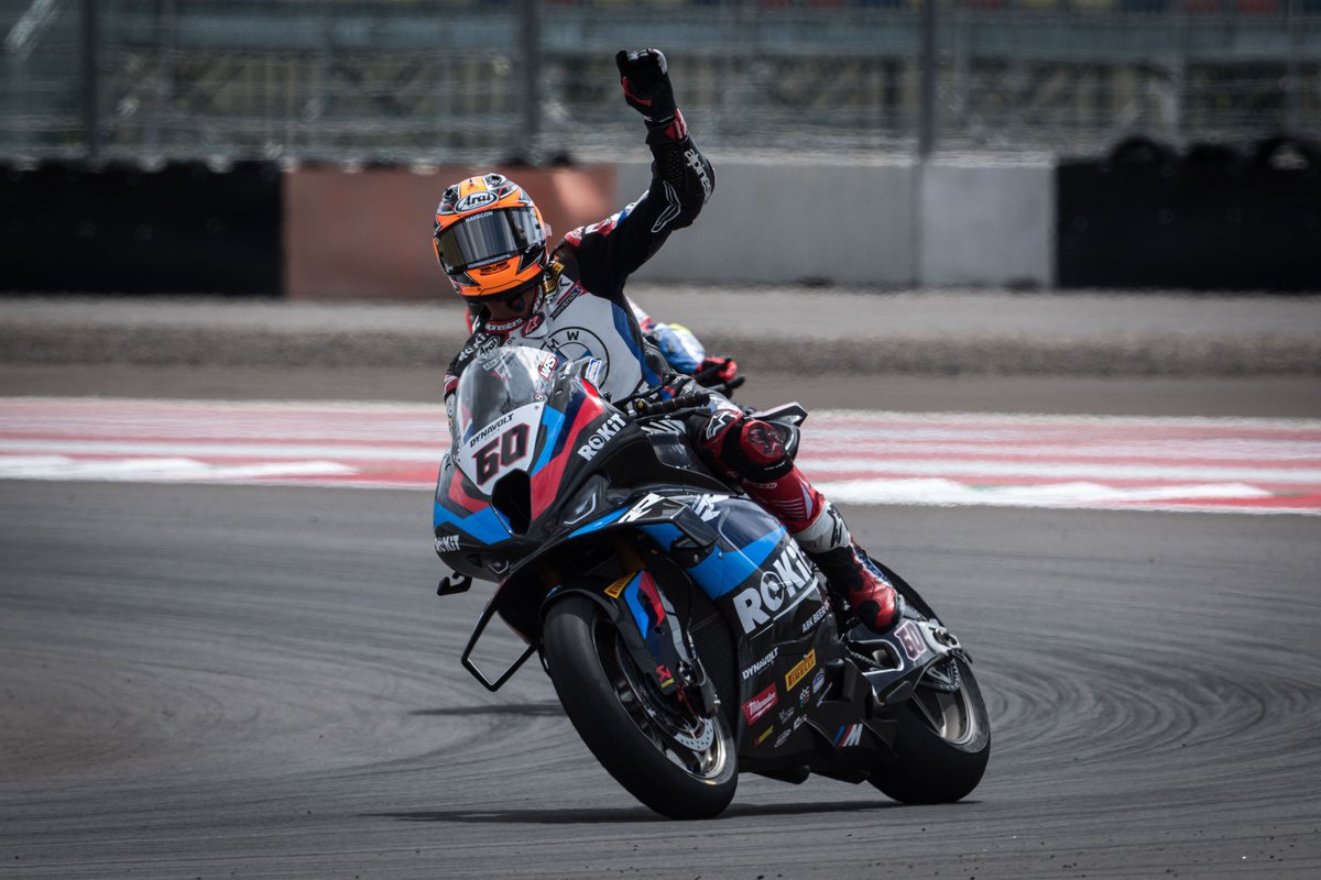BMWMotorradWSBK's tweet photo. The 2023 @WorldSBK #RoundRecap continues with the R3 at The Cathedral of Speed, Assen โช๏ธ
A tough round and one to forget for home rider @mickeyvdmark who went out with injury ๐ฃ
#2023SoFar #WeAreRokit #M1000RR https://t.co/Q9oTF5mIm8
