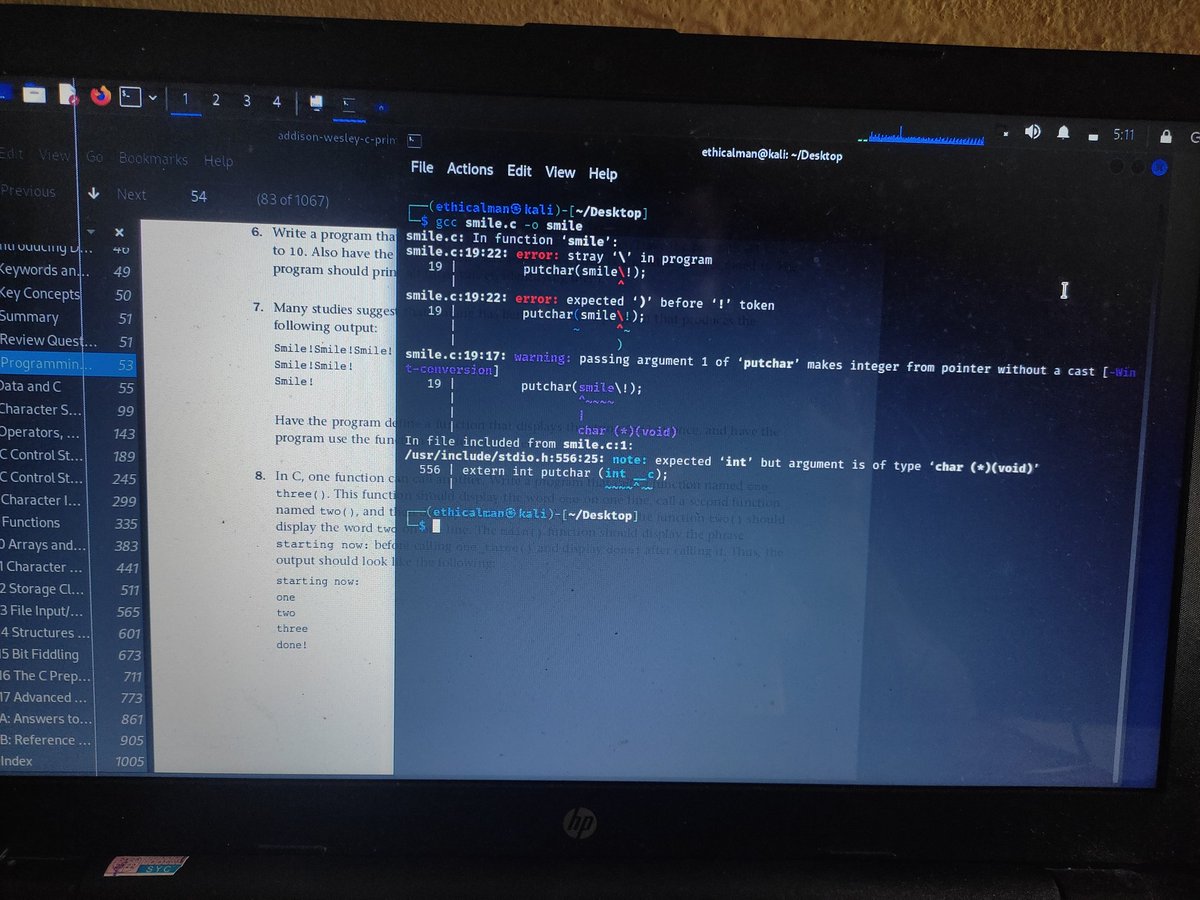 Code_inmy_bones's tweet image. I keep encountering this error when trying to use putchar function
@bahdcoder @julienbarbier42 @dev_Starprince