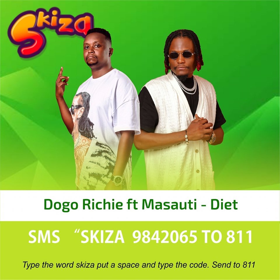 RadioKaya's tweet image. SMS neno  "SKIZA 9842065" kwa  811 ili kupata "Diet" ya Dogo Richie ft. Masauti kama Skiza tune yako.

#diet #dietchallenge #dogorichie #masauti #newsongrelease #newmusicalert #kayarecords #kayarecordskenya #collabo #Skiza