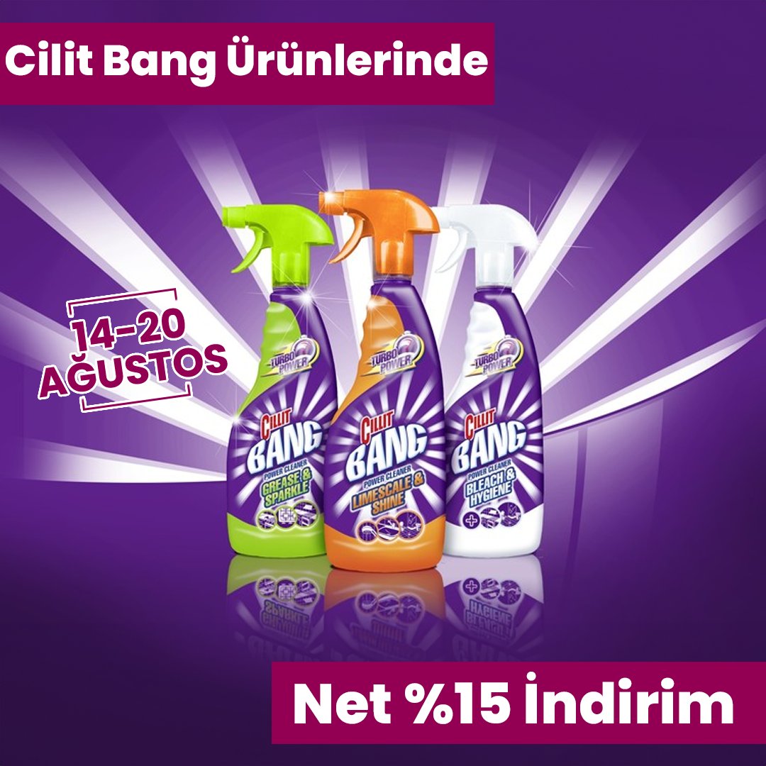 🧼Cilitbang temizlik ürünlerinde %15 indirim
📲Hemen sipariş vermek için farksepeti.com a tıklayabilirsiniz
#cilitbang #temizlik #market #süpermarket #indirim