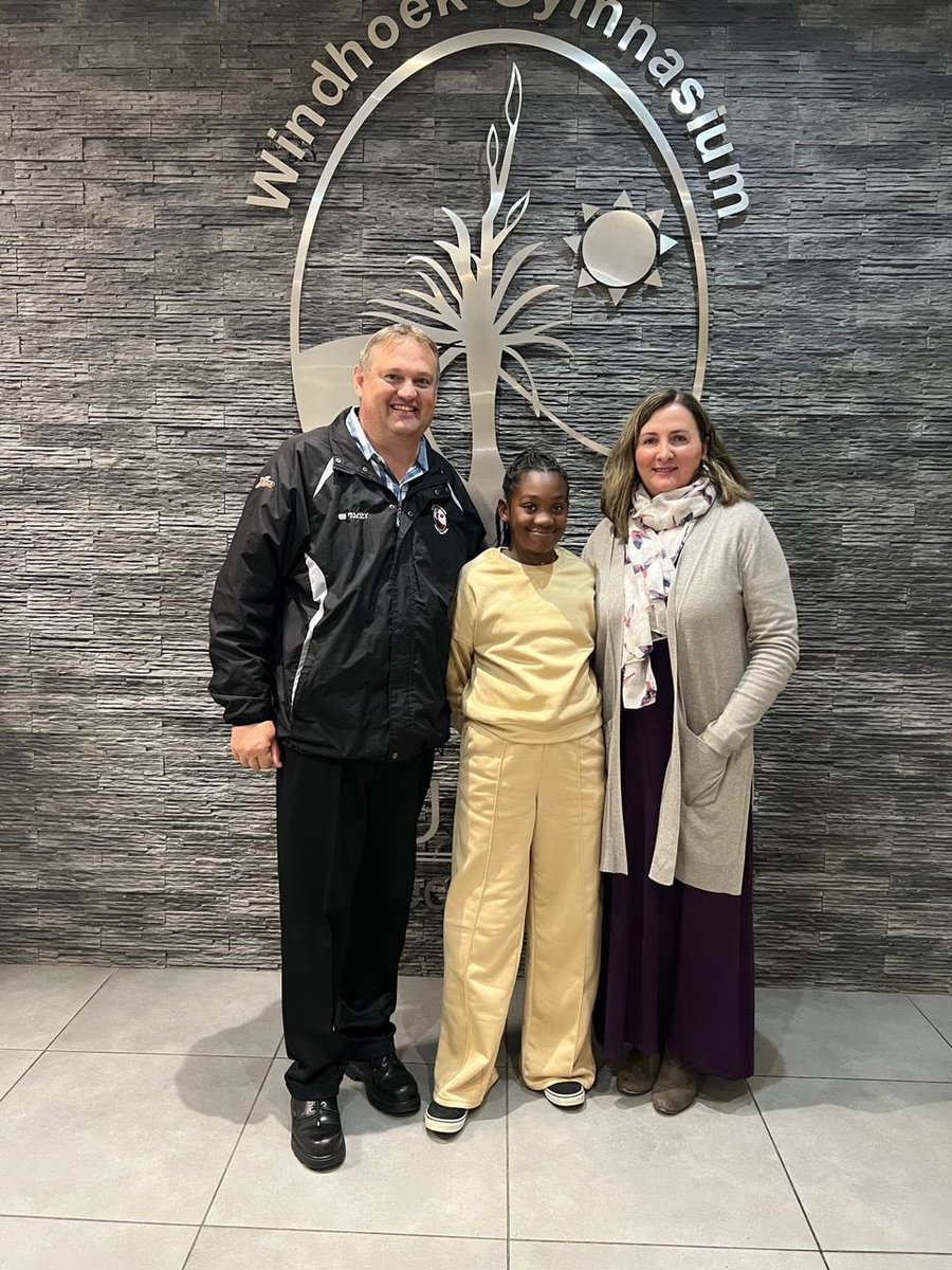 Congratulations to @Keila_de_oliviera

A great start to your career. Continue advocating for sports while you are learning at your dream school @windhoekgymnasium

Keep thriving!
