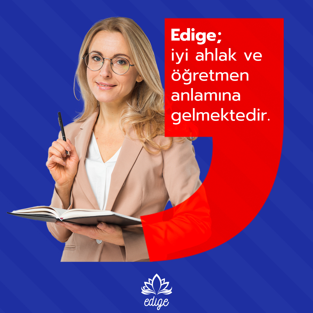 edigeegitim's tweet image. Edige eski Türkçe’de iyi ahlak ve öğretmen anlamına gelmektedir.
Başarı senin tasarımın, şimdi değilse ne zaman?

#Edige #Eğitim #Başarı #Sınav