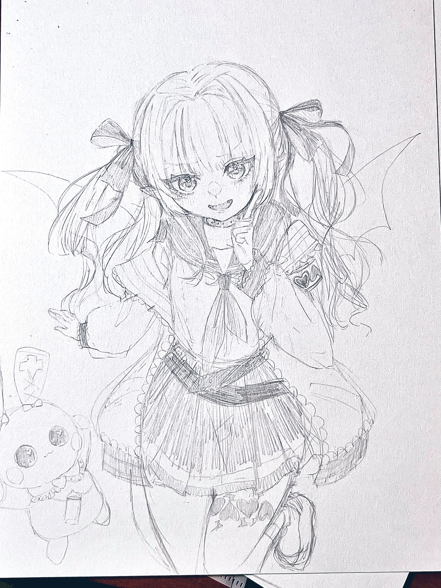 安い，人気】 【103】にじさんじ 二次創作 魔界ノりりむ 手描きイラスト