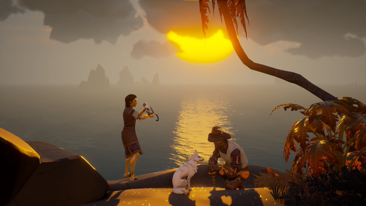 Nothing better than enjoying the view and having good company!🍻👌

📷#Sotshot theme: Animal Appreciation

<a href="/SeaOfThieves/">Sea of Thieves</a> <a href="/RareLtd/">Rare Ltd.</a> 
#SeaOfThieves #VirtualPhotography