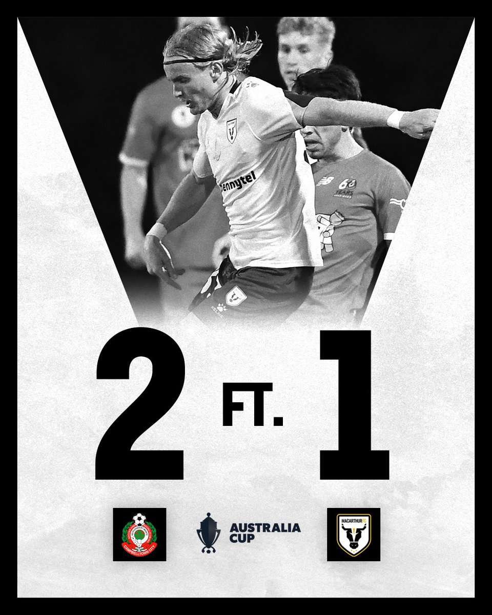 mfcbulls's tweet photo. Full-time.
#CAMvMAC #WeAreTheBulls @AustraliaCup https://t.co/voinp0O06d