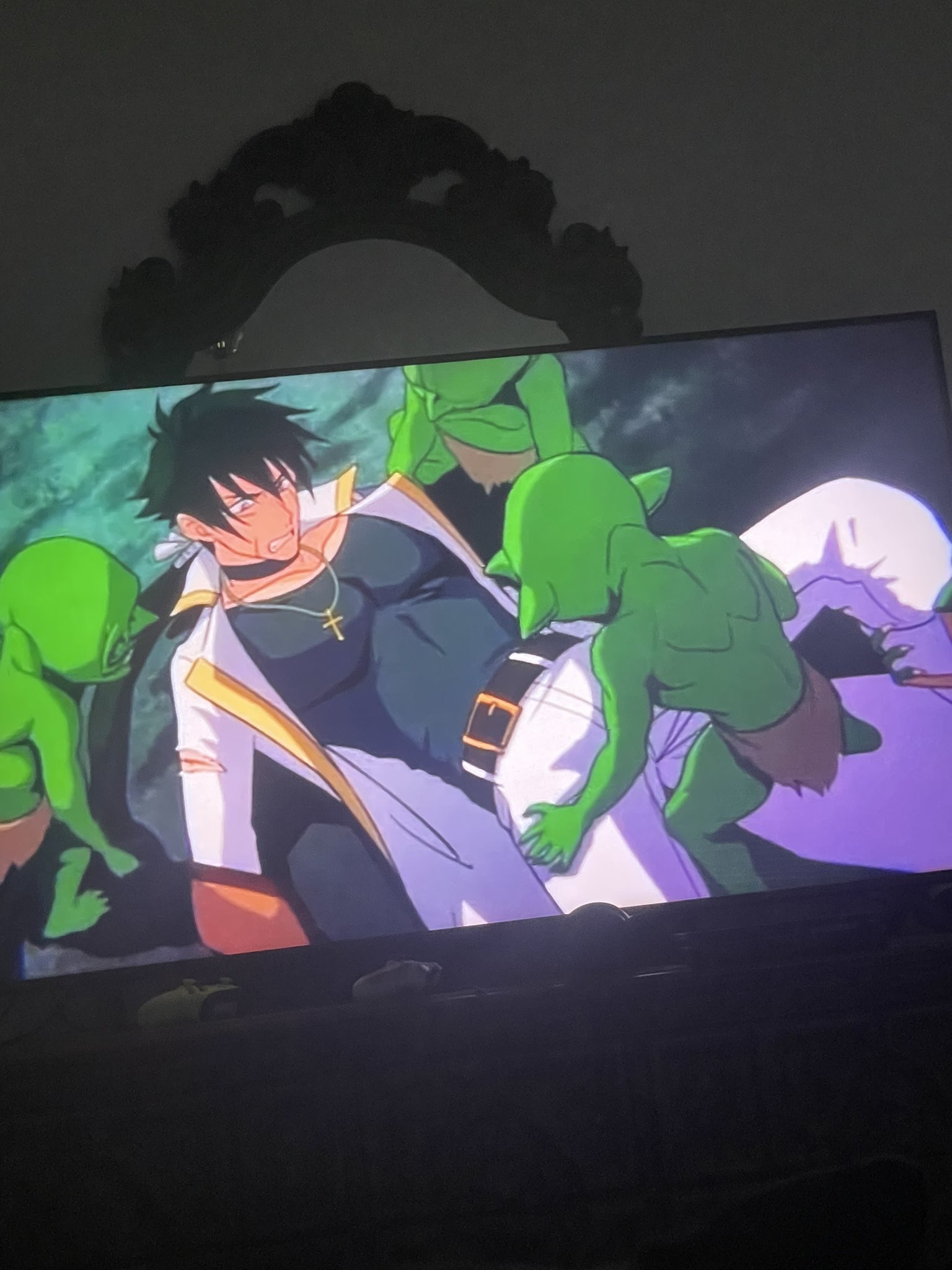 Noodle on X: About to watch this cool anime about goblins or somethin? I  heard its only 3 episodes so far but its supposed to be really good (:  t.colq2uy1TYP9  X