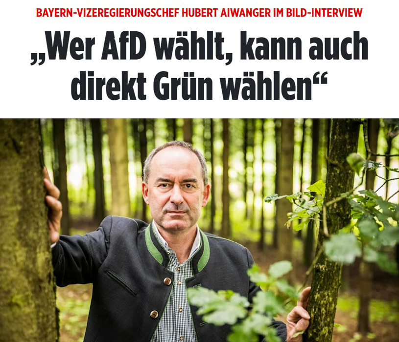 Die #FreieWähler sind nichts anderes als Rechtspopulistisch! 
#AfD #Aiwanger #Gruenen #ltwby