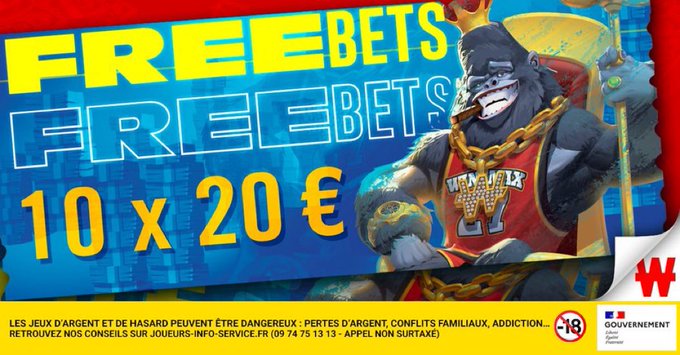 🎁 Gagnez 10 x 20 € de Freebets !

👉 Répondez à ce tweet avec votre pseudo Winamax et le hashtag #FreebetWinamax pour participer.

🤞 Tirage au sort mercredi 16/08.

📄 Le règlement > bit.ly/WinaConcours23
