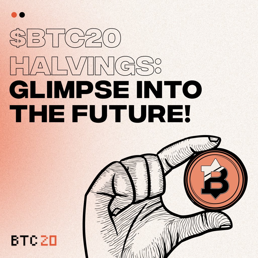 BTC20Token's tweet photo. 🚀 $BTC20 Halvings: A Glimpse into the Future! 🚀

Just like #Bitcoin's legendary halvings, $BTC20 is set on a path of scheduled reductions. Our #Token is designed to cut its simulated block rewards by 50% every four years, mirroring Bitcoin's scarcity model.

🔹 First BTC20 Halving - 2025: Rewards will decrease to 25 BTC20 per block.
🔹 Second BTC20 Halving - 2029: Rewards will drop to 12.5 BTC20 per block.
🔹 Third BTC20 Halving - 2033: Rewards will be trimmed to 6.25 BTC20 per block.

This mechanism ensures $BTC20's long-term value and scarcity. Be part of this exciting journey as we emulate the success of #Bitcoin in our unique way -
https://t.co/sVuqOjEgPG💎🌐