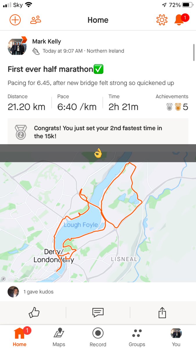 bigkellzy118's tweet photo. First half marathon, roll on 3rd to race👌 https://t.co/am78QDEkmS