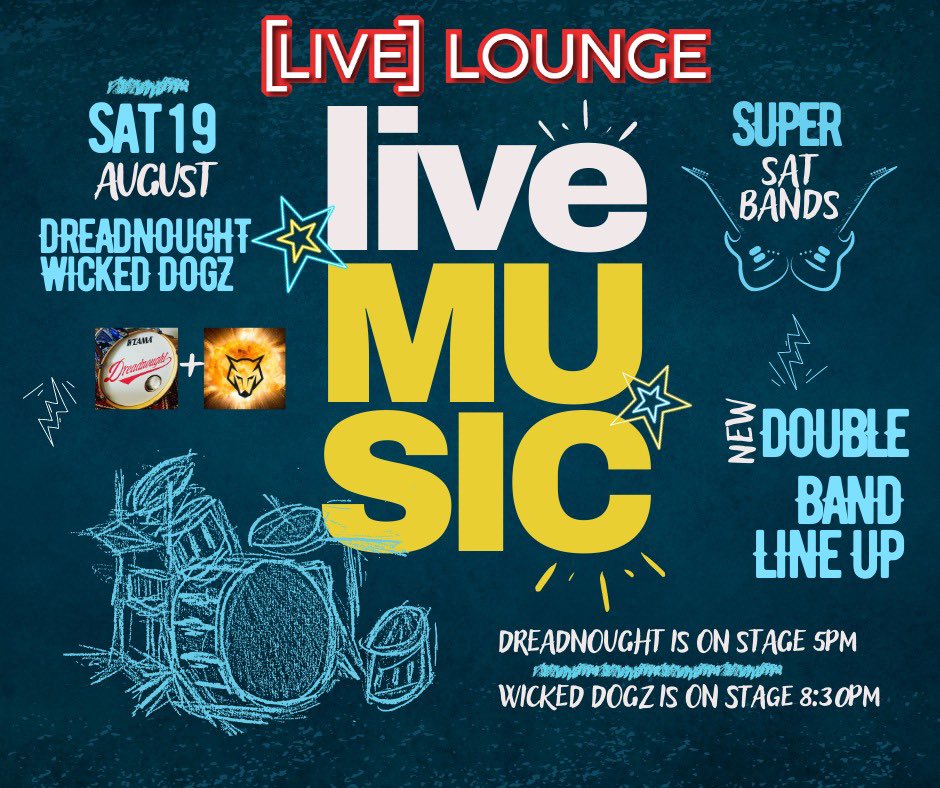 THE POINT Performing Arts & Events Venue (@thepointevents) on Twitter photo Live Lounge this Saturday will be a super one!, we have the electrifying Dreadnought taking the stage 5PM!
🎶🔥🎸🐶 And that's not all! At 8:30PM get ready to unleash your wild side with the incredible Wicked Dogz!🐾🤟 <a href="/sunechosafc/">Sunderland Echo SAFC</a> <a href="/SAFCFANSVIEW/">@SunderrlandAFC</a> <a href="/SAFCBANTER1973/">Sunderland AFC Supporters</a> <a href="/MusicSunderland/">Sunderland Music</a> Live Lounge this Saturday will be a super one!, we have the electrifying Dreadnought taking the stage 5PM!
🎶🔥🎸🐶 And that's not all! At 8:30PM get ready to unleash your wild side with the incredible Wicked Dogz!🐾🤟 <a href="/sunechosafc/">Sunderland Echo SAFC</a> <a href="/SAFCFANSVIEW/">@SunderrlandAFC</a> <a href="/SAFCBANTER1973/">Sunderland AFC Supporters</a> <a href="/MusicSunderland/">Sunderland Music</a>