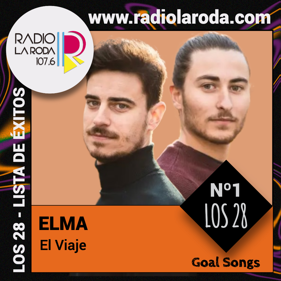 🔝 Nº 1 en LOS 28 de
<a href="/radiolaroda/">Radio La Roda</a>
del 14 al 20 de agosto de 2023,
<a href="/elmamusica/">ELMA</a>.
.   
➡️ Entradas de:
<a href="/gisellecor_/">Giselle</a> 
<a href="/CHAYANNEMUSIC/">CHAYANNE</a> 
<a href="/goodtimesahead/">GoodTimesAhead</a> 
<a href="/ultimallave/">Última Llave</a> 
 
Lista completa en: radiolaroda.com/los-28