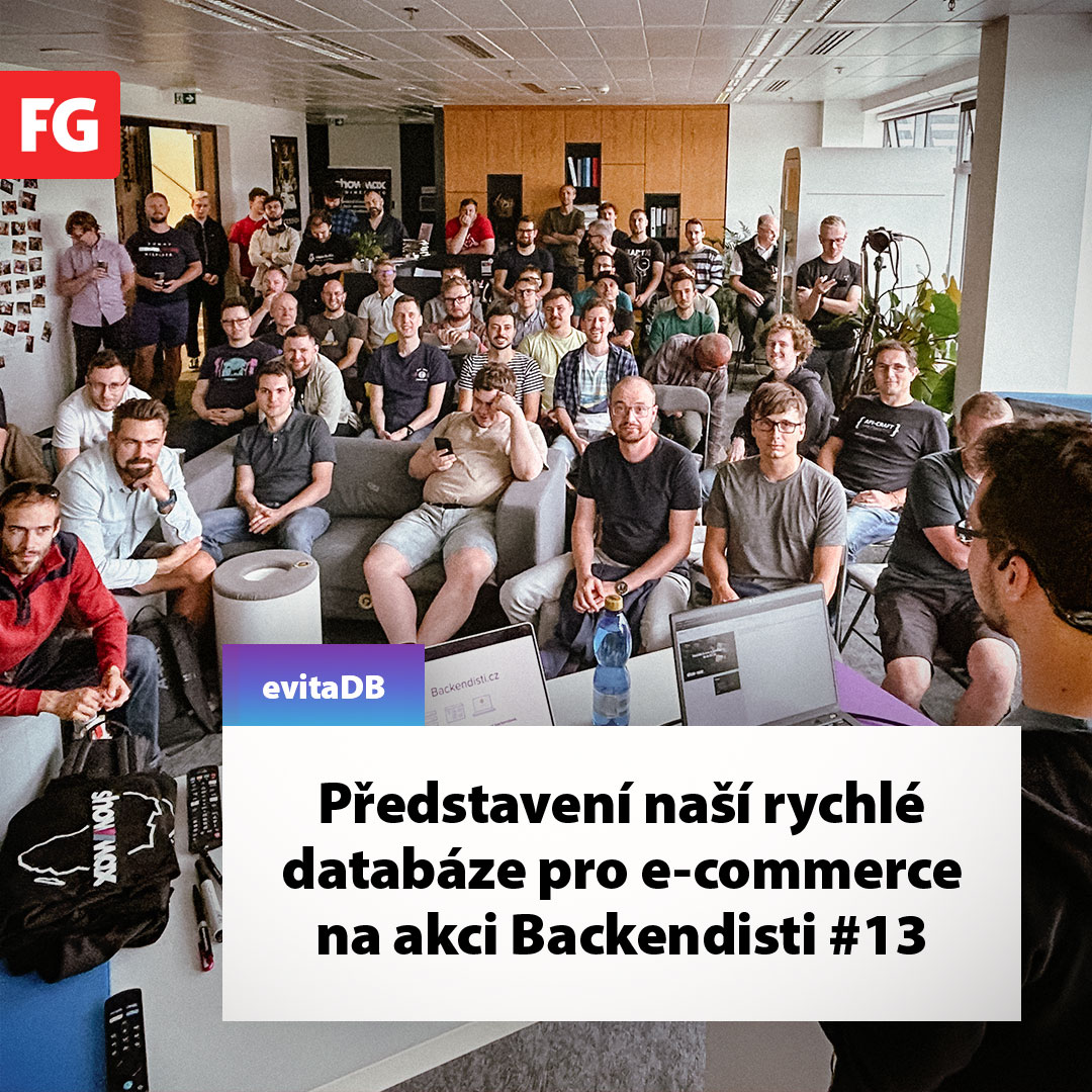 Náš vývojář Honza Novotný (<a href="/novoj/">Jan Novotný 🇺🇦</a>) vyrazil přednášet na další akci. Šlo o 13. setkání iniciativy <a href="/backendisti/">backendisti.cz</a>, kde účastníci sdíleji vše zajímavé ze světa technologií. Honza tam všechny seznámil s naší rychlou paměťovou databází pro e-commerce katalogy evitadb.io 🧵