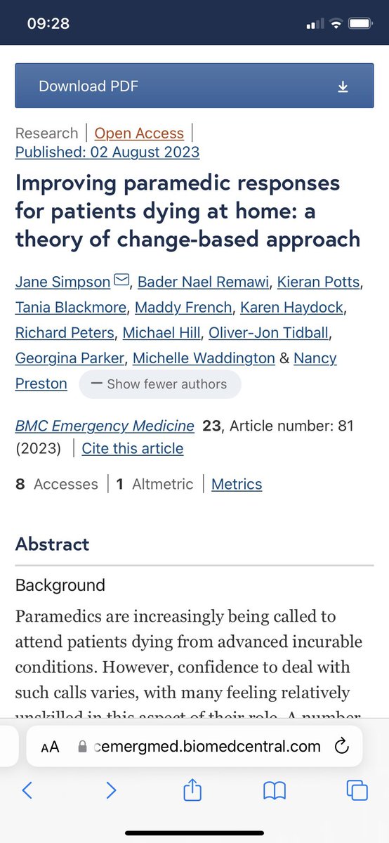 Very pleased to have contributed to this paper with  incredible researchers and clinicians.