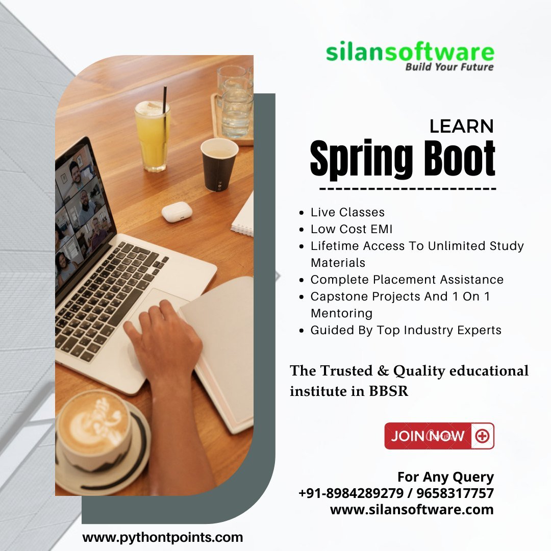 SilanSoftware's tweet photo. Learn Java Spring Boot with Microservices.
Enhance your knowledge in java.
Do Register, Link is here - https://t.co/1KnYD3cc9r
#java #learnjava #springboot #springbootwebinar #springbootdeveloper #spring #webservices #springbootmicroservice #microservices #learnspring #springmvc https://t.co/quJwPtL1jE