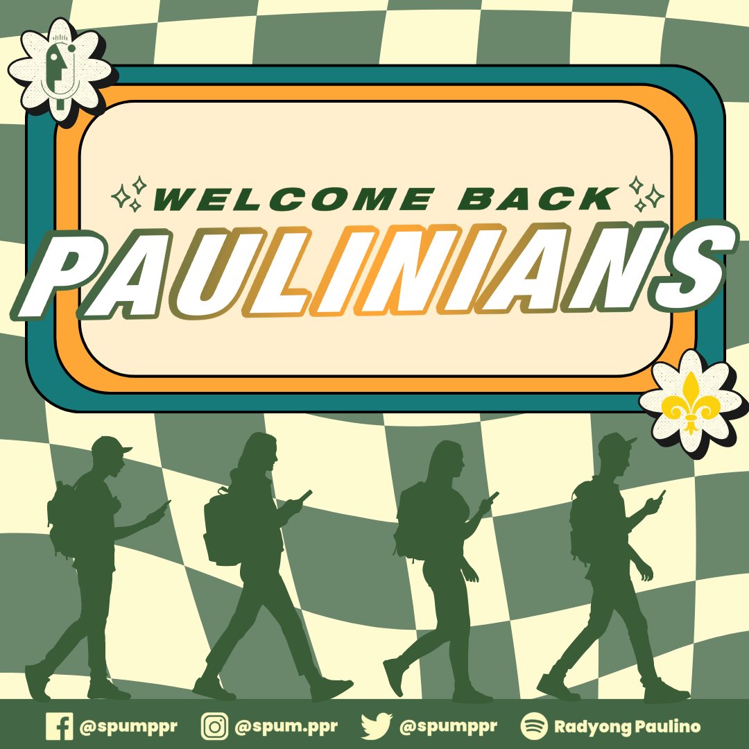 spumppr's tweet photo. Welcome back, Paulinians! ⚜️

We hope you’re ready to take on the challenge of another academic year, that’s why we’re here to remind you that you got this! 💚 So chin up, do well, and have fun. ☺️

See you around, Paulinians!

#BackToSchool
#HelloClasses
#PPRintheNewNormal https://t.co/vvQB3cKWQl