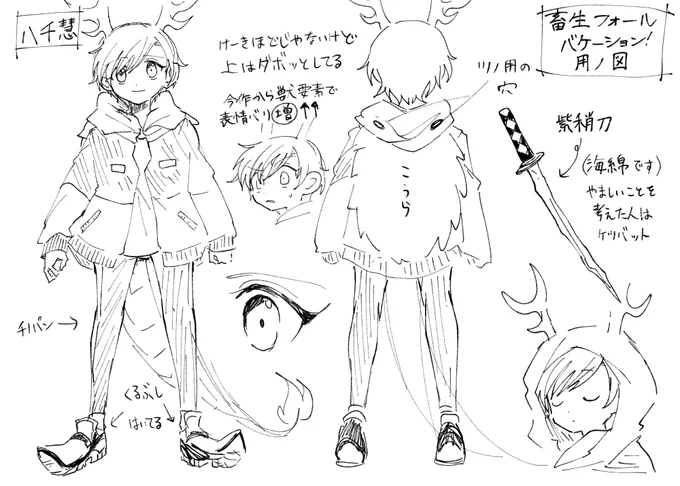 (少し新作のネタバレがあるので注意してね)
だいたい冬作ったくらいにこういう服の路線って決めてた感じです 