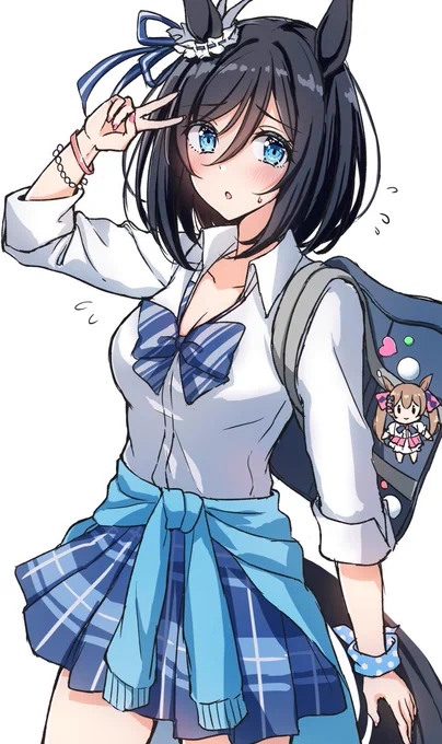 回りに着せられてギャルJKになったエイシンフラッシュちゃん #ウマ娘