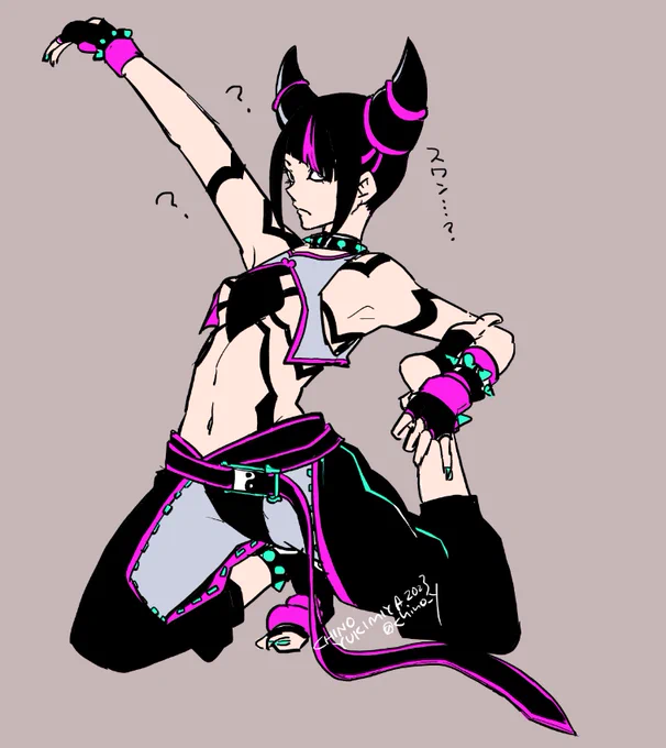 ざざっとらくがき ジュリにスワンさせてみたかっただけ