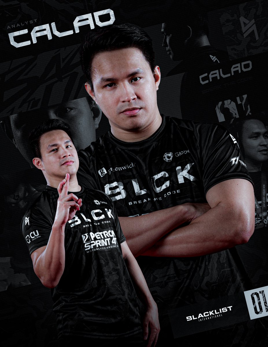 BLACKLISTINTL's tweet photo. Another season, another brain to bring in new codes.

Calad is our Analyst for MPL S12.

#BackToOne | #MPLPH https://t.co/YkXrrLfxqp