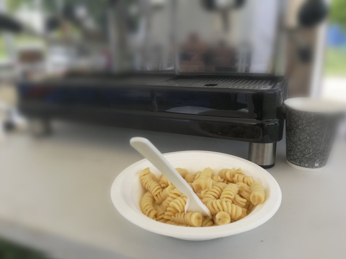MrMoDDoM's tweet photo. The first Italian pasta from the @ItalianEmbassy @ #cccamp23 https://t.co/wN7B4ocm3l