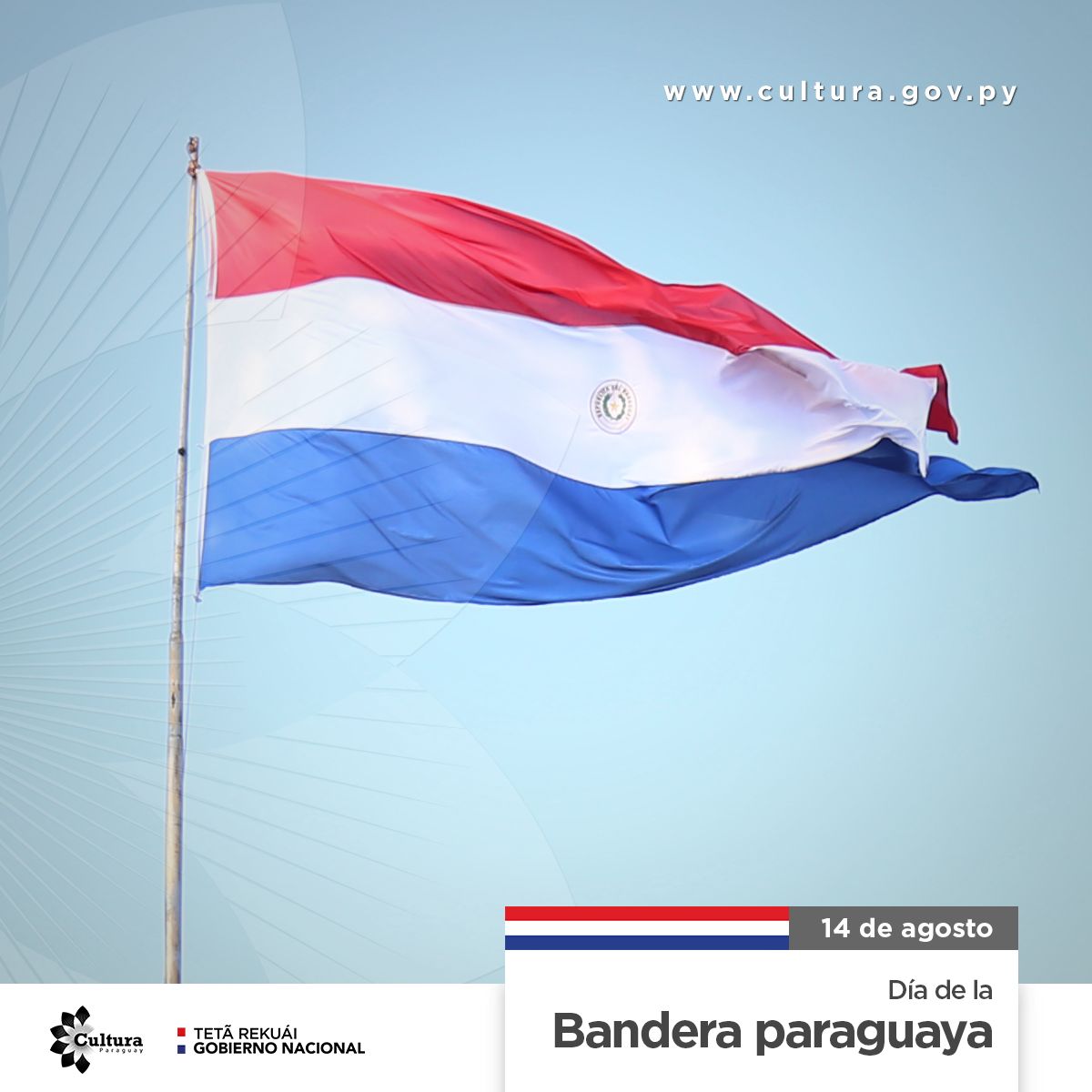 capdevila_ruben's tweet photo. CELEBRANDO A NUESTRA BANDERA 🇵🇾

Recordando que desde 1842 se la celebra en cada 14 de agosto, hoy asumimos fervorosos esta ocasión de honrar nuestra bandera, símbolo de nuestros valores patrios más altos. https://t.co/u7HKxJjkpM