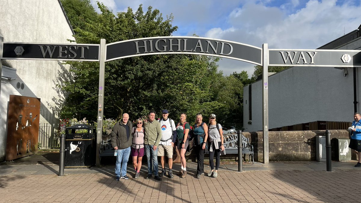 HighlandTransfe's tweet photo. We have an incredible group on the Official West Highland Way this week going with the goal of finishing it in 5 days. 

Darren was unfortunately been diagnosed with a rare form of cancer in 2021 and this walk is one to tick off his bucket list. 

https://t.co/OXiNcAKe8W https://t.co/4GfvbZ4YlL