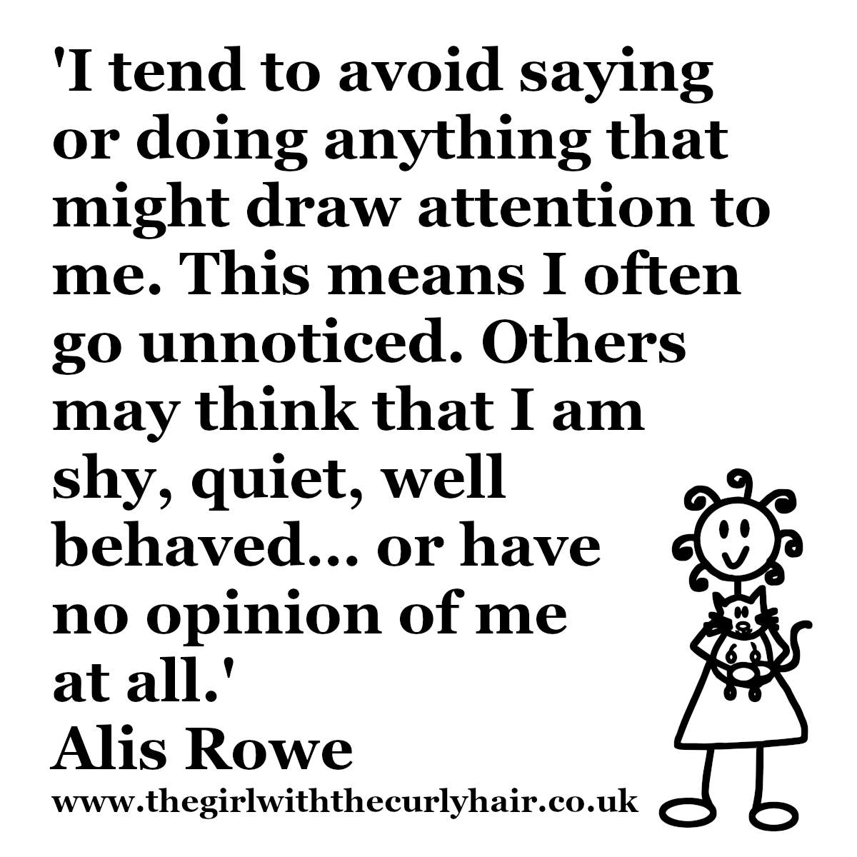 'Passive #masking' means the #autistic person avoids saying or doing anything that might draw #attention to themselves.

This type of masking can cause an autistic person to feel extremely #isolated. They might feel that nobody really knows them.

thegirlwiththecurlyhair.co.uk/2022/05/15/3-t…