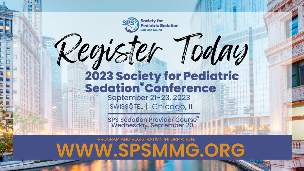 Registration fees INCREASE on August 29.  Complete your registration for the 2023 SPS Conference Today – spsmmg.org #SPS23 #sedation #MedEd