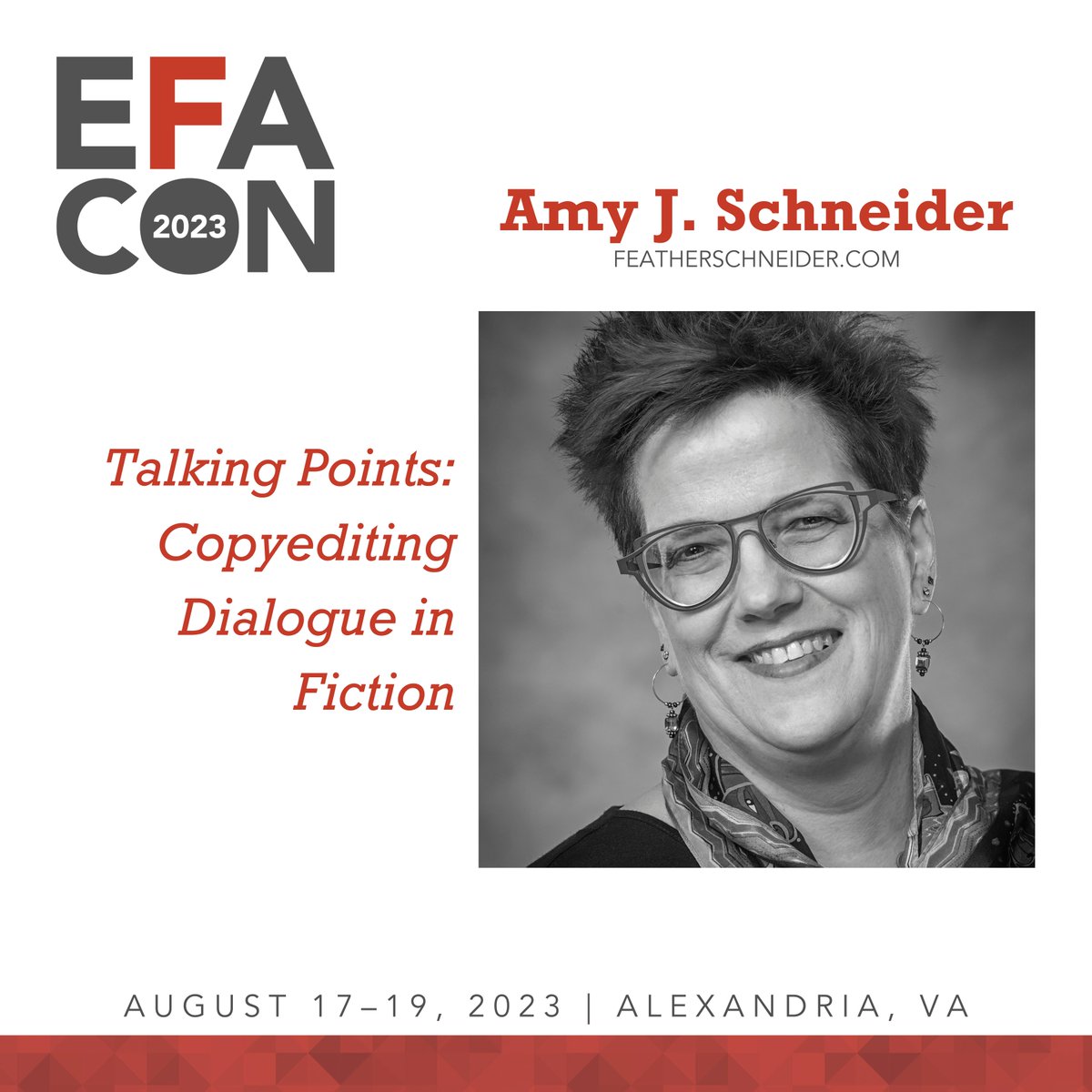 Counting down to #EFACon 2023! Second presentation: Talking about dialogue on Saturday morning. Make your author's dialogue shine! bit.ly/CopyeditingFic… @UChicagoPress @EFAFreelancers