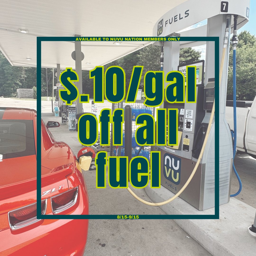 NUVUFUELS's tweet photo. The smartest things to do right now would be to download NUVU Nation 👀
📍available at all locations.
*** ONLY AVAILABLE THROUGH NUVU NATION.
#download #fueldiscount #fuel #app #nuvu https://t.co/bgkdCaFAat