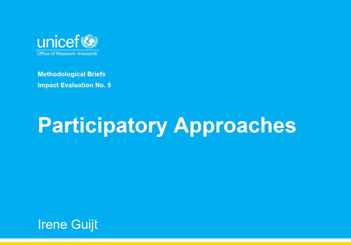 BetterEval's tweet image. Participatory approaches 🧑‍🤝‍🧑 This has been one of your favourite resources on BetterEvaluation over the years. It's also part of our Impact Evaluation resource collection. betterevaluation.org/tools-resource… #participatoryevaluation #impactevaluation by @guijti