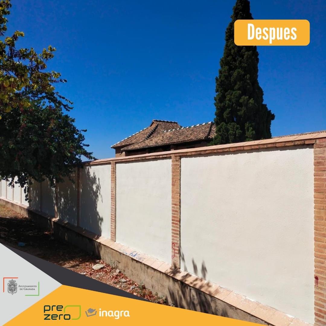 Fran_Almohalla's tweet photo. Es un trabajo arduo pero no hay nada más gratificante que mirar el antes y el después de un espacio ya liberado de pintadas vandálicas en nuestro Albayzin…sin duda que será un camino difícil pero el rumbo está marcado..seguimos 💪💪 📷Inagra https://t.co/FwHwTgzwYE