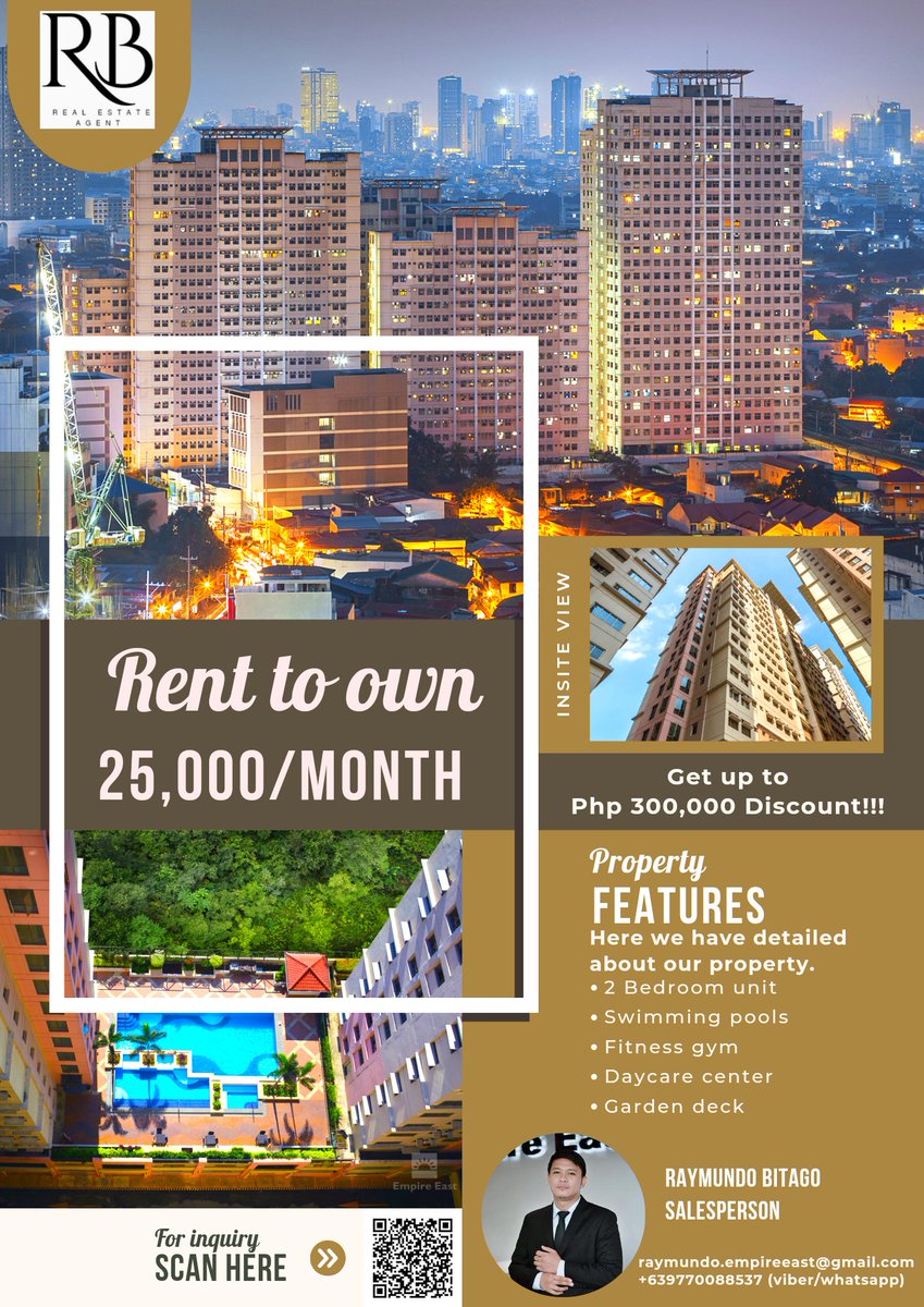 RaymundoBitago's tweet photo. ‼️ ATTENTION ‼️ ATTENTION ‼️
‼️ PROMO IS BACK ‼️
𝐑𝐄𝐍𝐓 𝐓𝐎 𝐎𝐖𝐍 for only 25K monthly for TWO BEDROOM UNIT and get up to Php300,000 Discount! 

#LittleBaguioTerraces #SanJuanCity #RentToOwnCondo #RentToOwn #condoforsale #propertyinvestment #MurangCondo #affordable #2023goals https://t.co/jYm8bcT13g