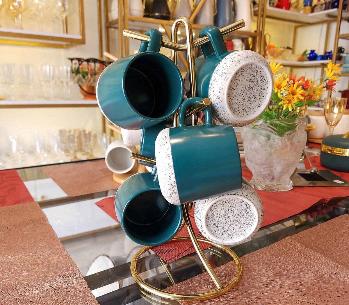 KitchenFlaire's tweet photo. Add a bit of hip to your sips with this set of absolutely gorgeous mugs!
It features cool tones and a touch of 'sandy' textured base!
☕ Orders a set of 6 for only Kshs. 2,450/=
🛍️🎨 #ChaiDelight #ColorfulSips #MugMagic https://t.co/3aVFat7G3s