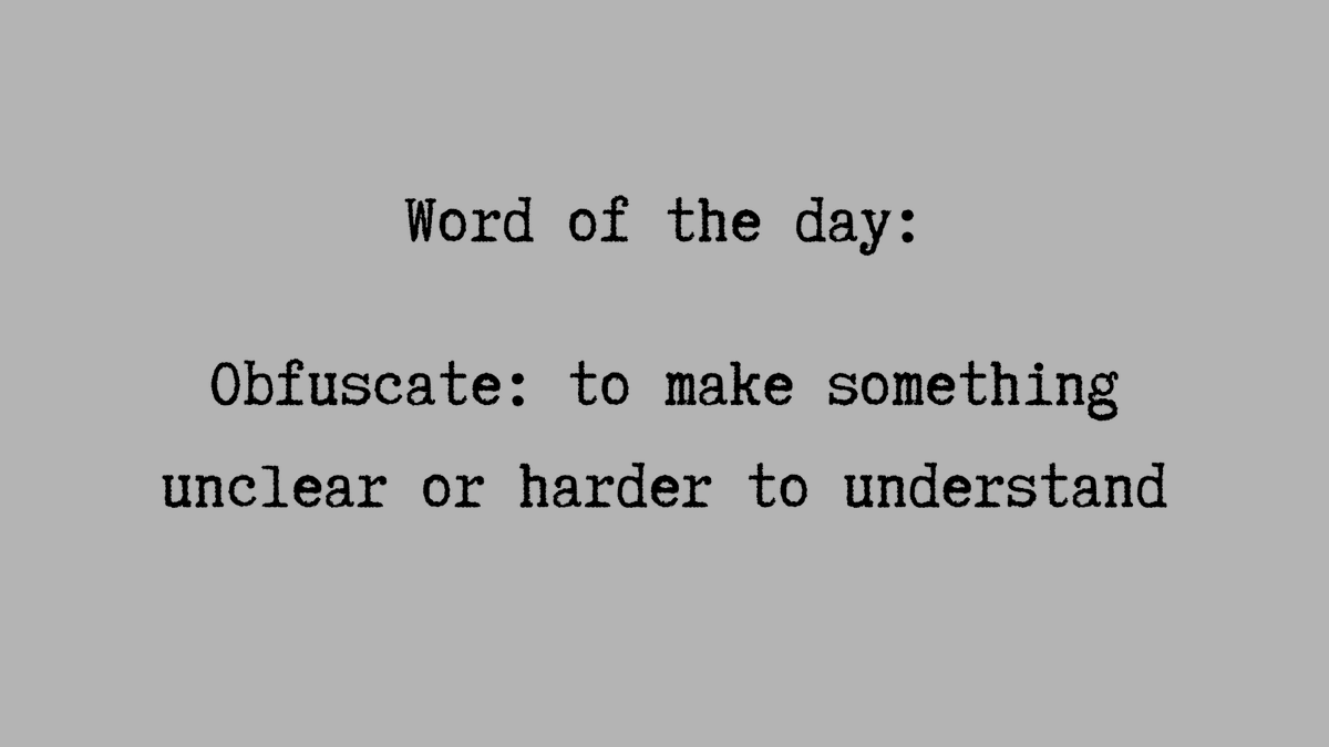 drmmilla's tweet photo. Authentic people do not attempt to obfuscate their true intentions. 

#WordOfTheDay #amwriting #writingcommunity #writersoftwitter #indieauthor https://t.co/KGjUo9rtdf