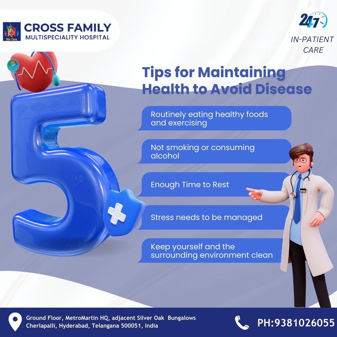 Importance of Regular Checkups: 'Prevention is better than cure! Let's talk about why regular checkups are your best armor for good health. 🩺💡 #HealthCheck #crossfamilymultispeciality #crossfamily