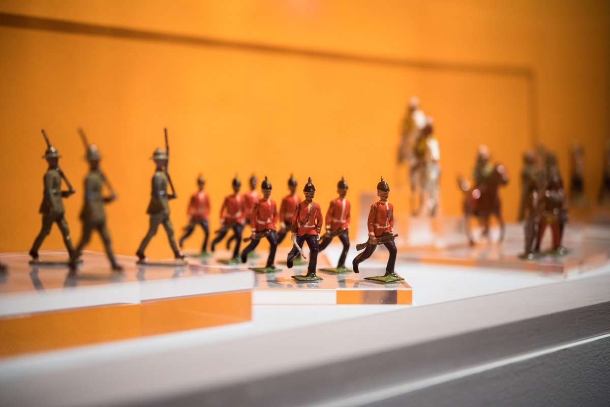 leicestermuseum's tweet photo. #PlayTime!

Exhibition on now including a 1930s peddle car, dolls houses, lead soldiers and an array of dolls.

Come and see the original DOMINOES toy sign on display, the first time all the letters have been on display since the shop closed #NewarkeHouses
https://t.co/Ov8RWAvE91 https://t.co/Y6fOFDDvOY