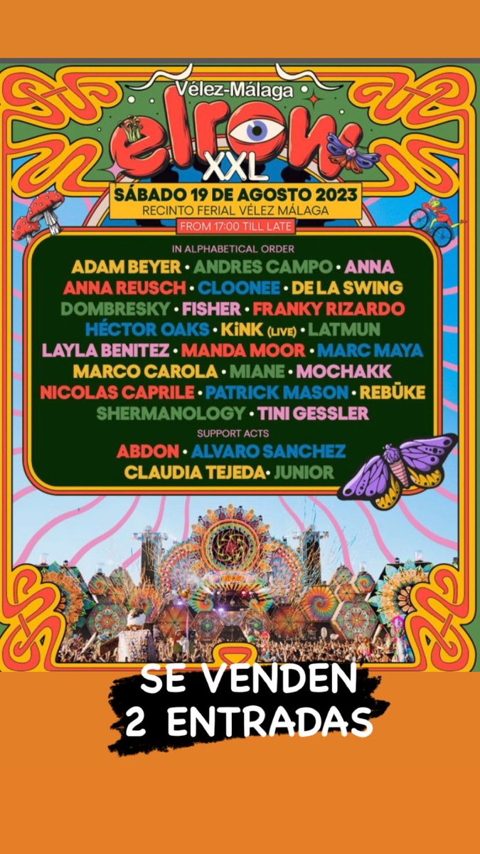 carnerero7's tweet photo. SE VENDEN 2 ENTRADAS ROW MALAGA https://t.co/AXWc3asvVm