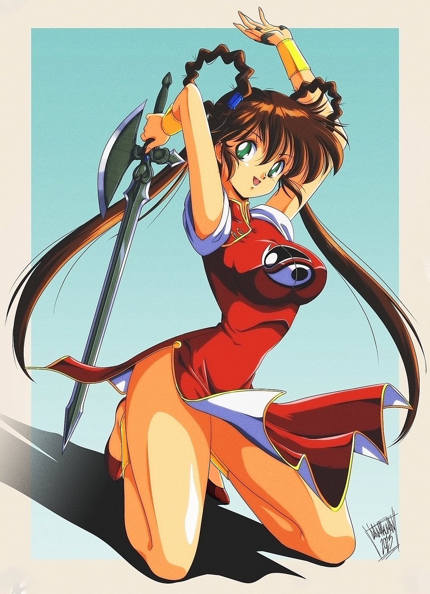 Lighthugger1's tweet photo. Retro anime favourite ❤️

#DevilHunterYohko 
#魔物ハンター妖子 https://t.co/0ezdZYJcNQ