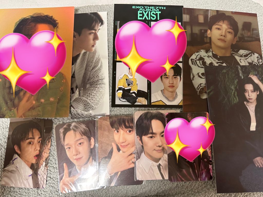 ________dooouni's tweet photo. EXO EXISTトレカ交換

譲 セフン チャニョル シウミン スホ チェン

求 全てカイ ジョンイン

ご希望合う方リプお待ちしております！
郵送での対応希望です😵‍💫
#EXOトレカ交換 https://t.co/U1LyHVmXQE