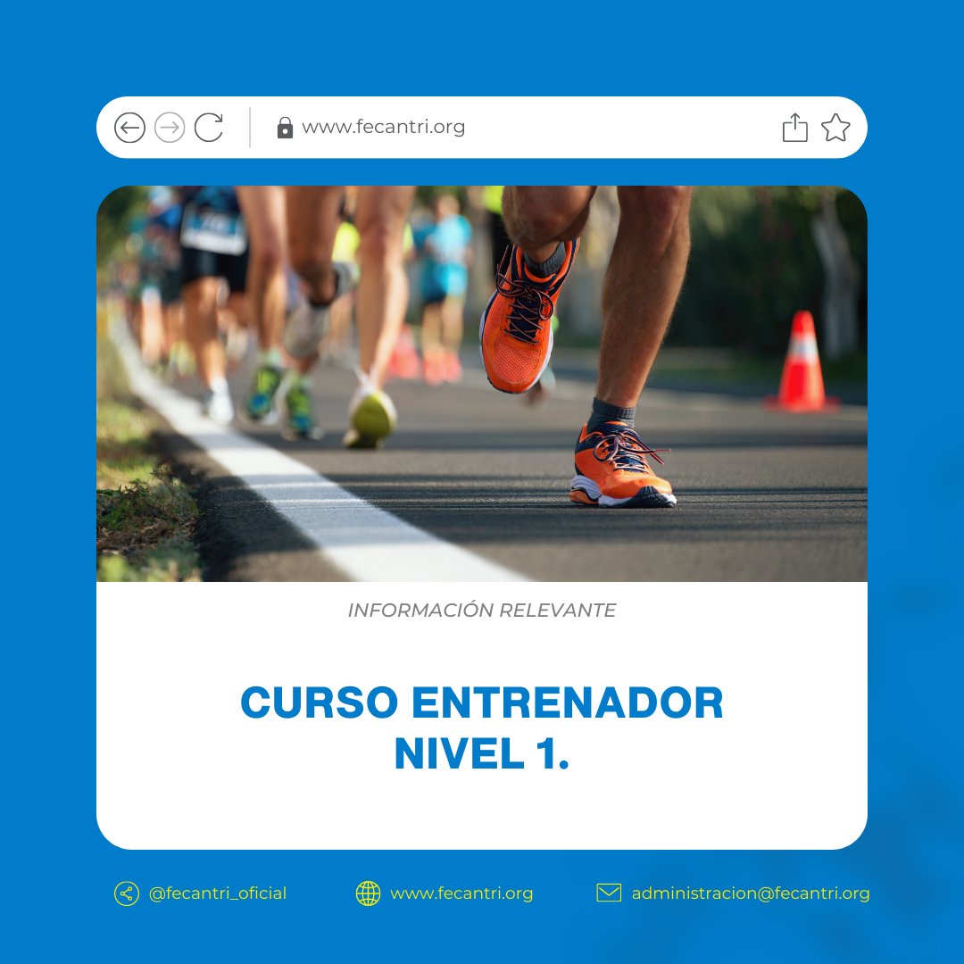 📢 PREINSCRIPCIÓN CURSO ENTRENADOR NIVEL 1.
Toda la información aquí: bit.ly/3DWqoUO