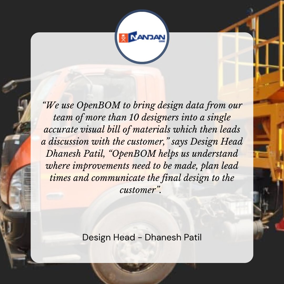 openbom's tweet image. Discover how Smartec integrates OpenBOM for Nandan GSE, merging Autodesk &amp;amp; Solidworks BOMs seamlessly. 

#OpenBOM #SmartIntegration 

bit.ly/3KxTXQx