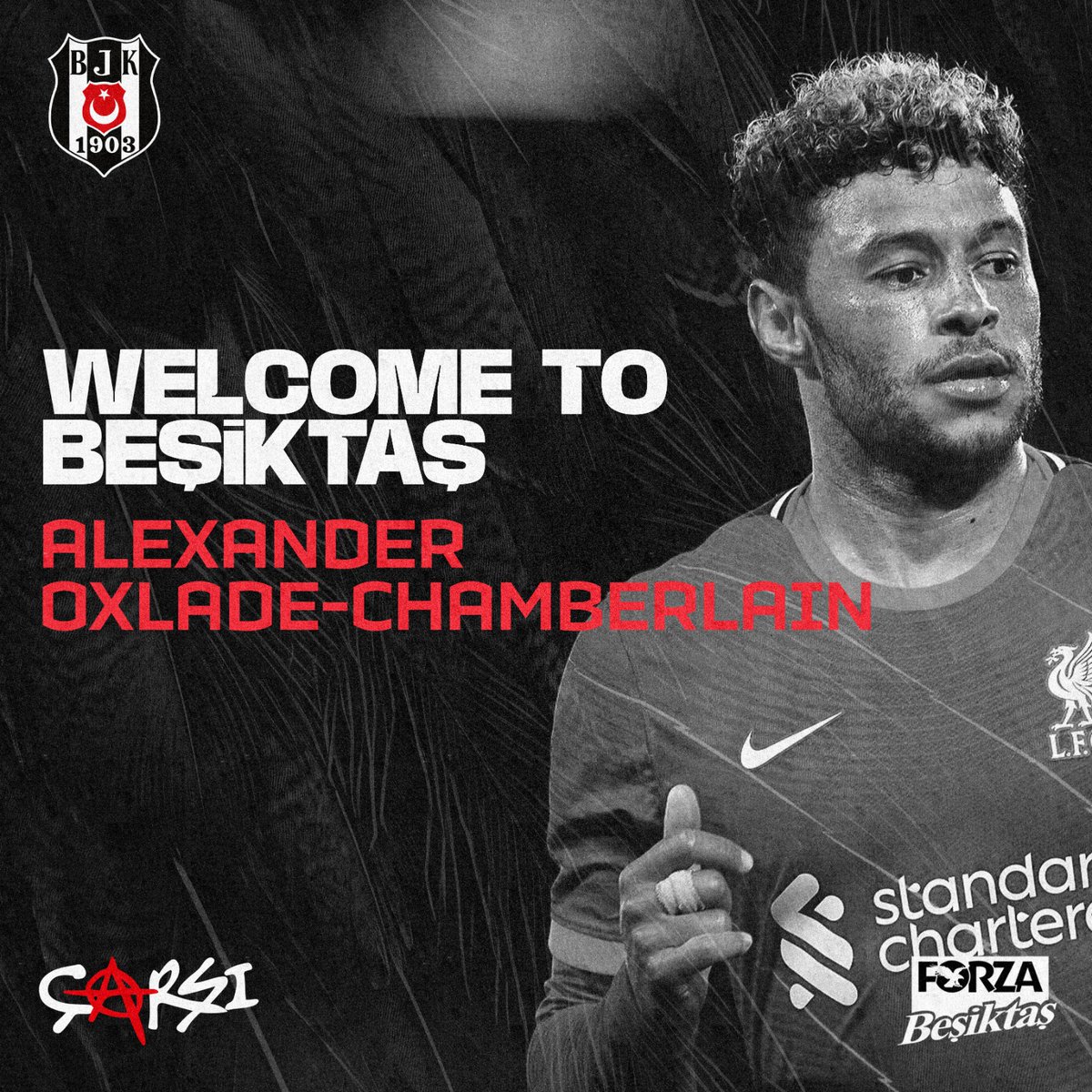 Alexander Oxlade-Chamberlain Beşiktaşımıza hayırlı olsun.
