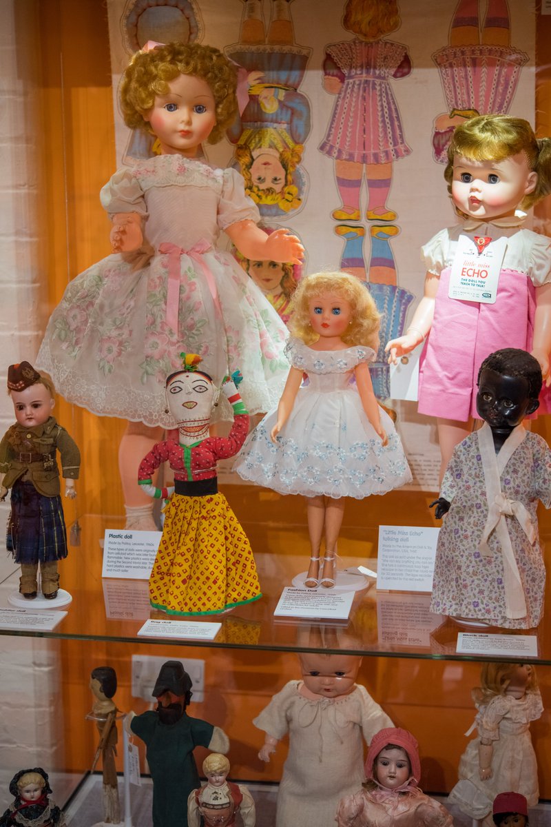 leicestermuseum's tweet photo. #PlayTime!

Exhibition on now including a 1930s peddle car, dolls houses, lead soldiers and an array of dolls.

Come and see the original DOMINOES toy sign on display, the first time all the letters have been on display since the shop closed #NewarkeHouses
https://t.co/Ov8RWAvE91 https://t.co/Y6fOFDDvOY