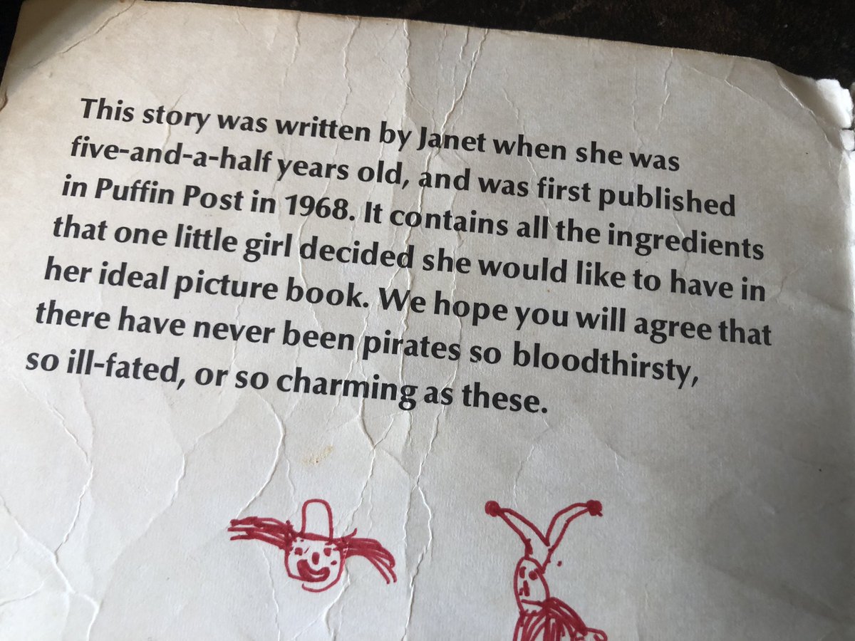 LissaKEvans's tweet photo. I’ve come across this hilarious picture book from the late 1960s - gorgeous illustrations by Jill McDonald, utter anarchy from the five-year-old author….1/2 https://t.co/PgsHQ5OTwq