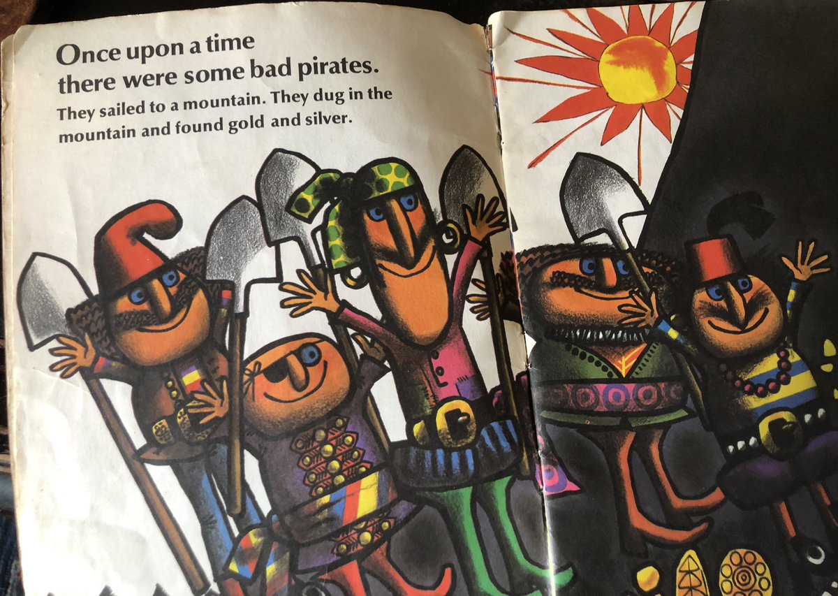 LissaKEvans's tweet photo. I’ve come across this hilarious picture book from the late 1960s - gorgeous illustrations by Jill McDonald, utter anarchy from the five-year-old author….1/2 https://t.co/PgsHQ5OTwq