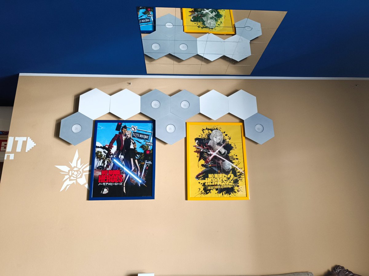 JINKOS_COSPLAY's tweet photo. Finally, after almost two years I was able to hang my four No More Heroes @LimitedRunGames Edition framed posters in my TRAVIS' ROOM!
Do you like @suda_51 ?
I will wait a possible No More Heroes 4 from @Grasshopper_EN / @Grasshopper_JP .
#NoMoreHeroes #suda51 #nmhday #ghm #motel https://t.co/xNFQwM1dxF