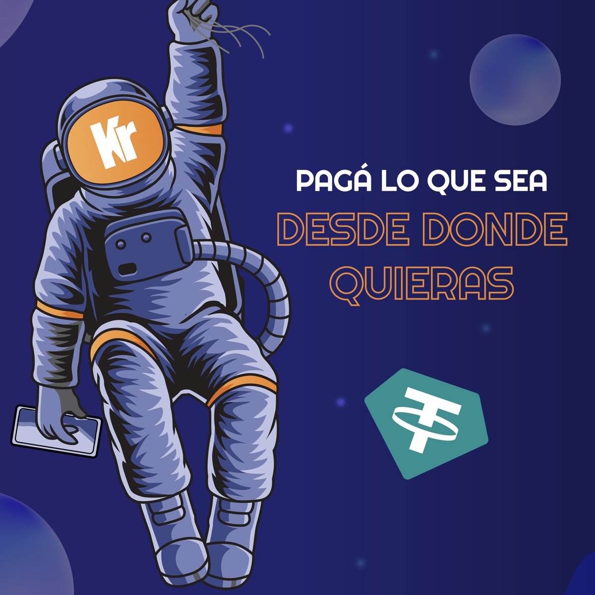kripton_la's tweet photo. ¿Estás en Saturno🪐?
No importa 😉, desde donde estés podes realizar un pago con tus #criptomonedas
En #KriptonMarket nos encargamos de todo ! Paga tus facturas 🧾 , compra productos 🛍️ y más https://t.co/9touXVREpp